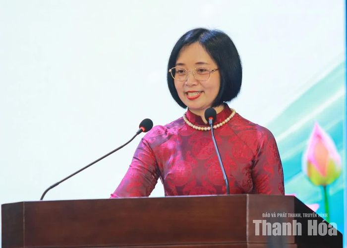 TS Đỗ Phương Thảo, Vụ trưởng vụ Thông tin - Đối ngoại, Ban Tuyên giáo Trung ương đánh giá kết quả hội thi Chung kết.