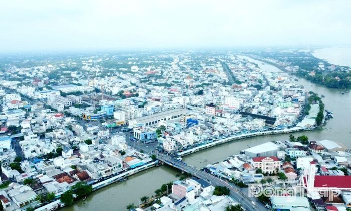 Đô thị Sa Đéc ngày nay. Ảnh: HOÀI THẢO
