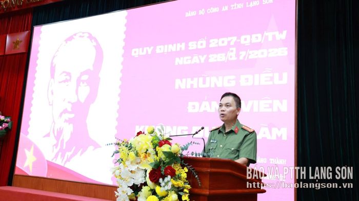 Lãnh đạo Cơ quan Ủy Ban kiểm tra Đảng ủy Công an tỉnh quán triệt Kế hoạch của Đảng ủy Công an tỉnh thực hiện Quy định 207 của Ban Chấp hành Trung ương Đảng và Kế hoạch số 05 của Bộ Chính trị