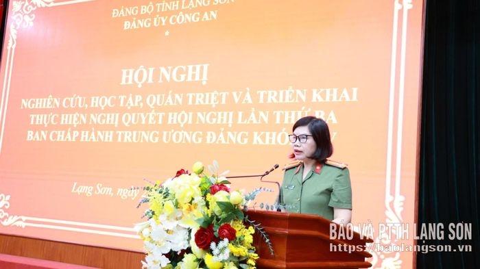 Lãnh đạo Phòng Công tác chính trị, Công an tỉnh thông qua nội dung, chương trình hội nghị