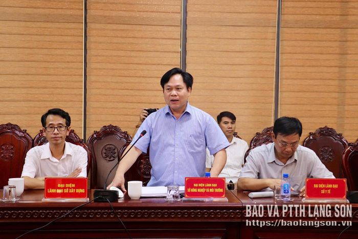 Lãnh đạo Sở Nông nghiệp và Môi trường thông tin, giải đáp kiến nghị của các lực lượng làm nhiệm vụ tại cửa khẩu