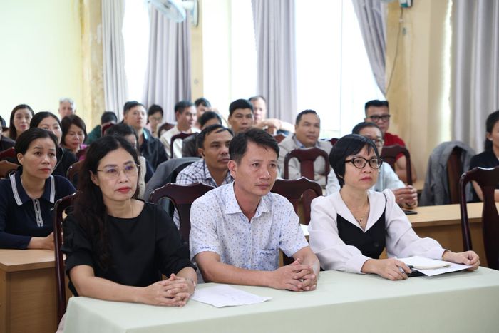 Lãnh đạo các phòng tại khu vực Gia Nghĩa tham gia Hội nghị (Ảnh: Dương Phong)