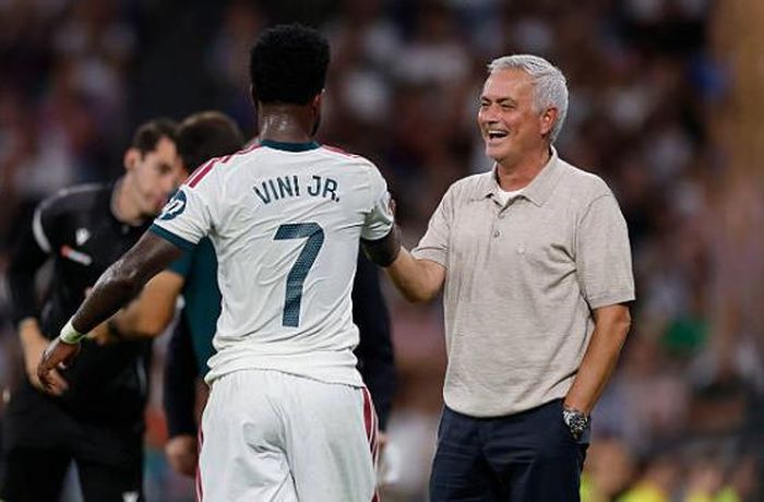 Vinicius đã để lại sau lưng những lùm xùm chuyển nhượng. Ảnh: Getty.