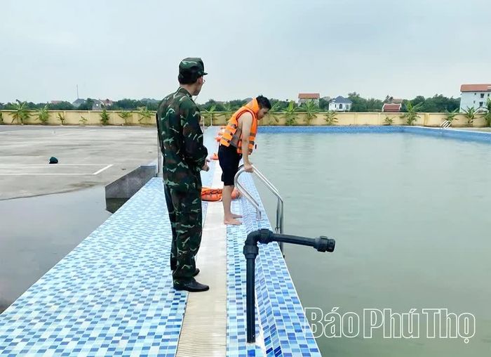 Ban Chỉ huy Phòng thủ dân sự xã Liên Châu tập huấn kỹ năng phòng, chống thiên tai cho lực lượng xung kích năm 2026.