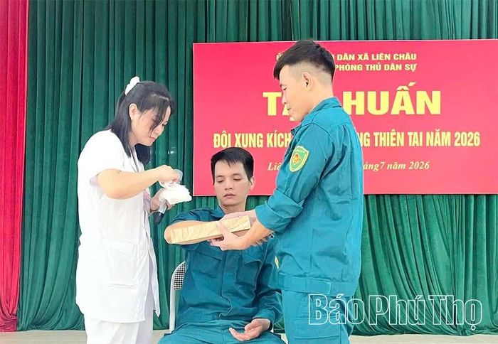 Hướng dẫn thực hành kỹ năng sơ cấp cứu cho lực lượng cứu hộ, cứu nạn tại cơ sở.