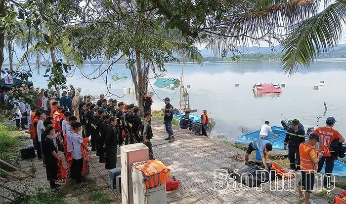 Lực lượng công an, quân đội phân công lực lượng tổ chức ứng cứu.