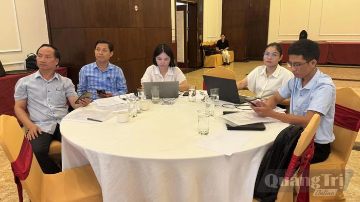 Các học viên tham gia lớp tập huấn - Ảnh: M.T