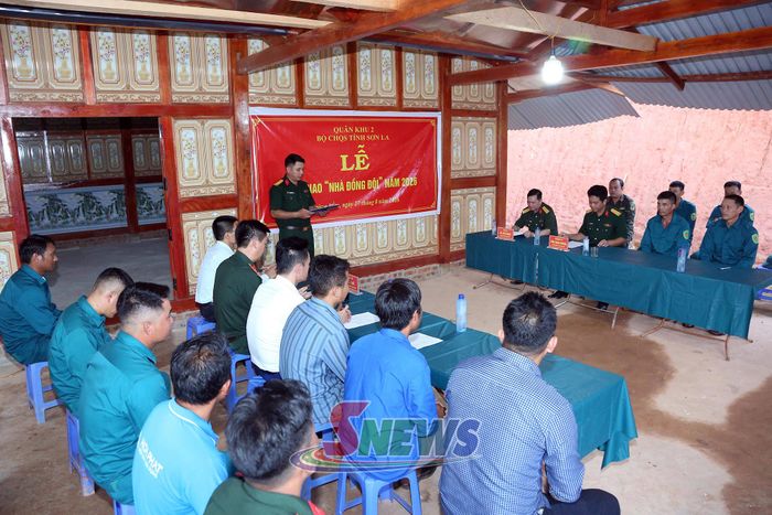 Lễ bàn giao "Nhà đồng đội" năm 2026 tại bản Huổi Lếch, xã Mường Lầm.