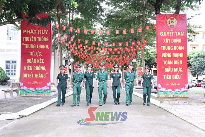 Cán bộ, chiến sĩ Trung đoàn 754 hân hoan chào đón Quốc khánh 2/9