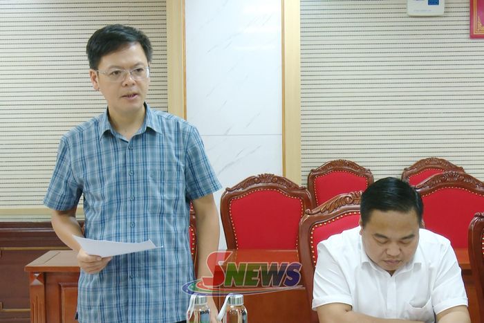 Đoàn công tác công bố Quyết định, kế hoạch kiểm tra đối với Đảng ủy Sở Tài chính.
