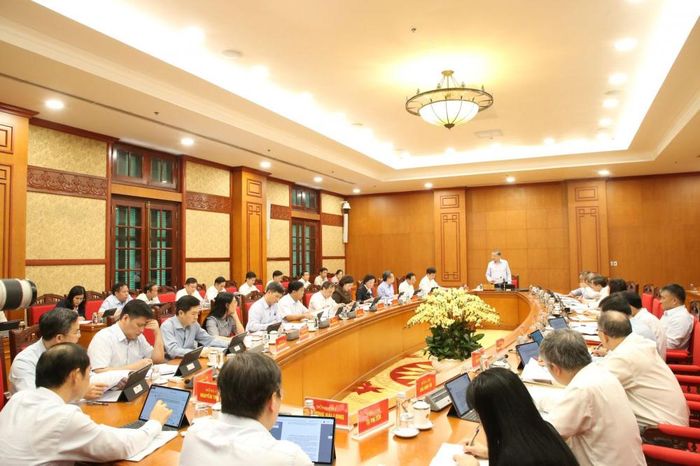 Hình ảnh tại cuộc làm việc.