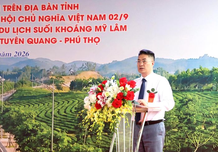Ông Lê Thanh Sơn, Giám đốc Sở Xây dựng tỉnh Tuyên Quang thông tin tổng thể về dự án.