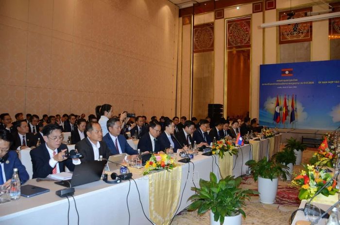 Đoàn đại biểu CHDCND Lào tham dự Hội nghị. Ảnh: Hà Minh