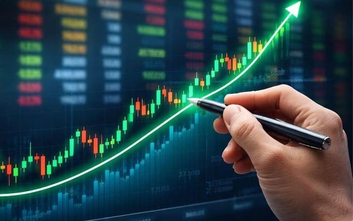 Cổ phiếu VIC hồi phục mạnh, VN-Index tăng hơn 10 điểm.