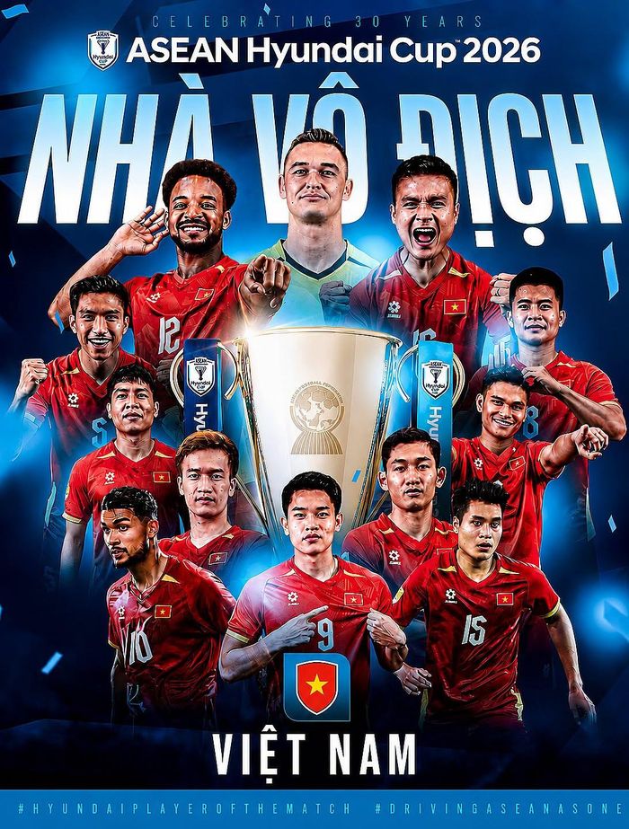 Fanpage của giải đấu ASEAN United FC giật dòng trạng thái: Nhà vua Đông Nam Á gọi tên VIỆT NAM