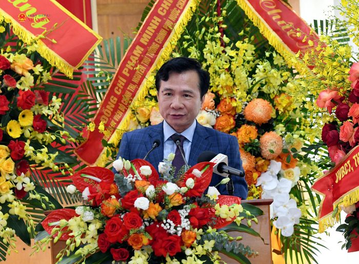 Phó Chủ nhiệm Văn phòng Chủ tịch nước Nguyễn Hoàng Anh phát biểu