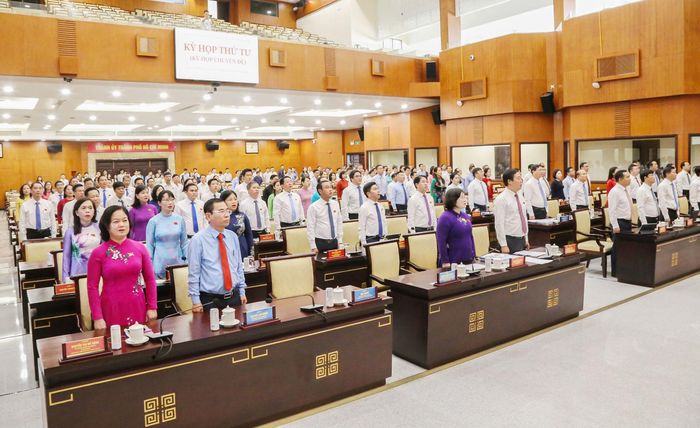 Kỳ họp thứ Tư HĐND TP. Hồ Chí Minh đã thông qua nhiều nghị quyết. Ảnh: Văn Dũng