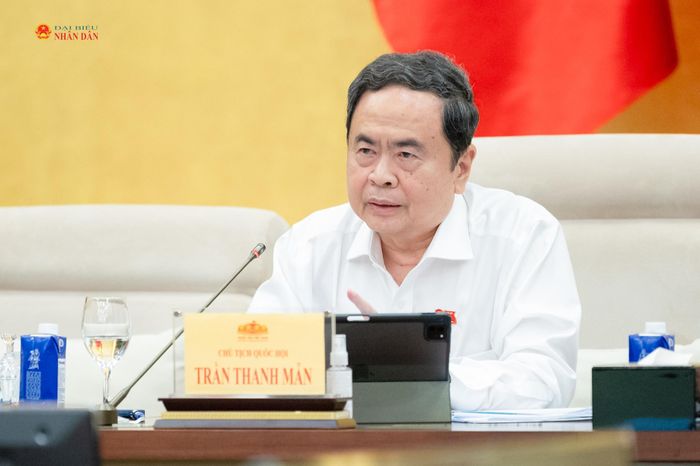 Chủ tịch Quốc hội Trần Thanh Mẫn chủ trì phiên họp