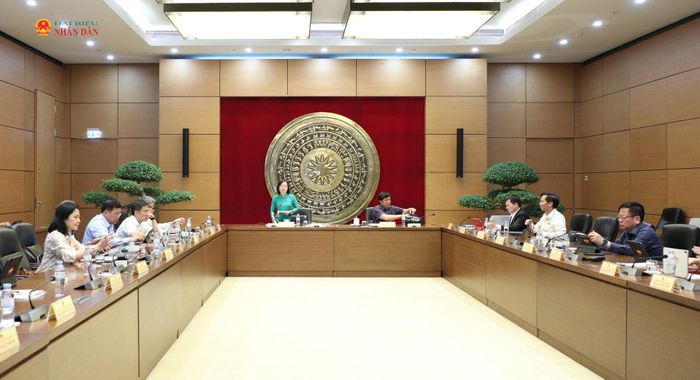 Toàn cảnh phiên họp Tổ 7 (Nghệ An, Lâm Đồng) tại Kỳ họp không thường lệ thứ Nhất. Ảnh: Khánh Duy
