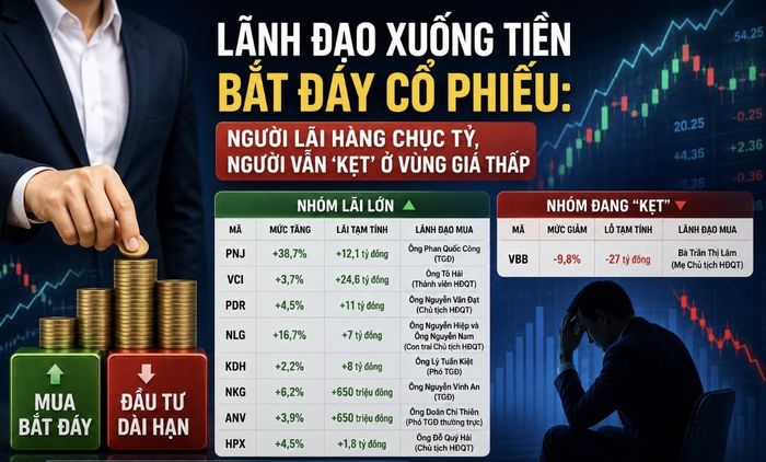 Sau khi lãnh đạo doanh nghiệp bắt đáy, có người nhanh chóng lãi hàng chục tỷ đồng, nhưng cũng có trường hợp khoản đầu tư vẫn đang tạm lỗ.