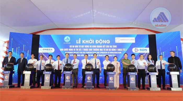 Lễ khởi động dự án EAGLE FTZ ngày 27/8. Nguồn: CTTĐT TP Đà Nẵng