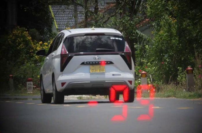 Hình ảnh xe ô tô du lịch do ông Lê Đình K điều khiển chạy với tốc độ 99km/h.