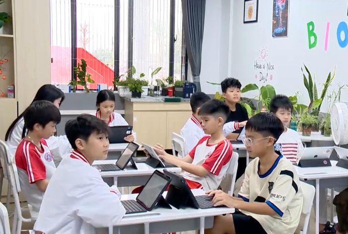 Mô hình lớp học thông minh triển khai ở nhiều trường tiểu học trong tỉnh Ninh Bình