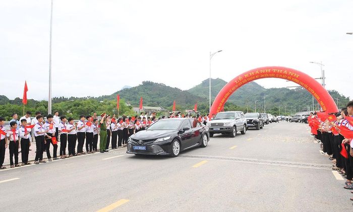 Dự án được kỳ vọng rút ngắn thời gian di chuyển, tạo thuận lợi cho người dân và du khách đến Khu du lịch suối khoáng Mỹ Lâm. Ảnh: Cổng TTĐT tỉnh Tuyên Quang