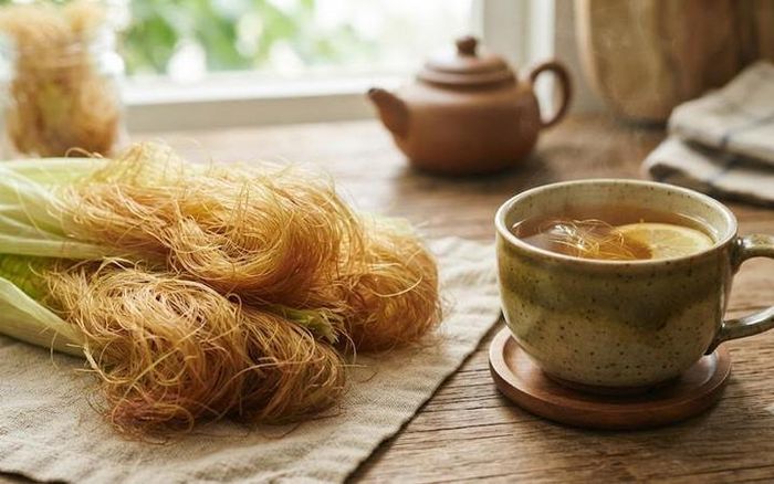 Râu ngô được nhắc đến như một nguồn chất chống oxy hóa tự nhiên. Ảnh minh họa