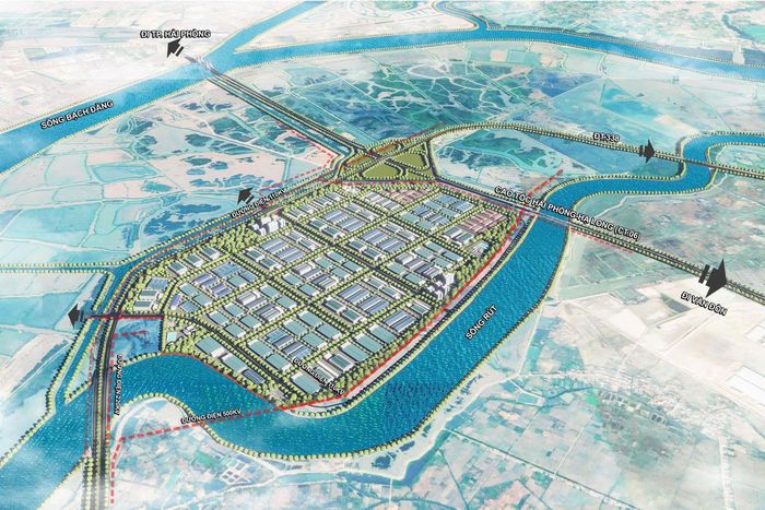Phối cảnh Dự án Khu công nghiệp VSIP Quảng Ninh.