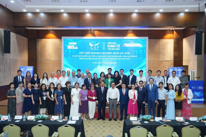 Các đại biểu, doanh nghiệp và đơn vị đồng hành tại Diễn đàn Kinh tế Thủ đô lần thứ II - CEF II 2026. Ảnh: Ban tổ chức