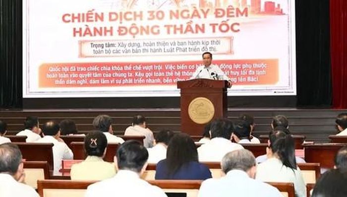 Chủ tịch UBND TPHCM Nguyễn Văn Được phát động thi đua
