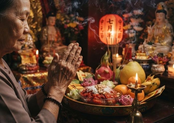 Văn khấn là nhịp cầu tâm linh giúp gia chủ thể hiện trọn vẹn lòng thành kính. (Ảnh: IG)