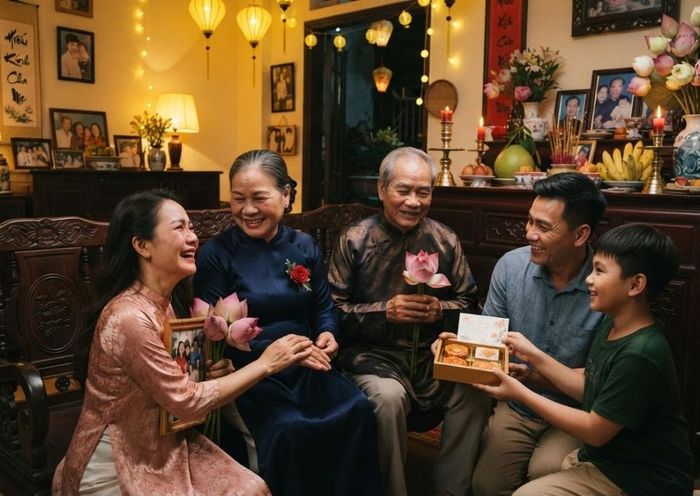 Lời chúc sẽ ý nghĩa hơn khi hóa hành động. Ảnh: RN