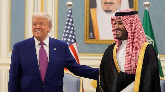 Tổng thống Mỹ Donald Trump và Thái tử Ả Rập Xê Út Mohammed bin Salman.