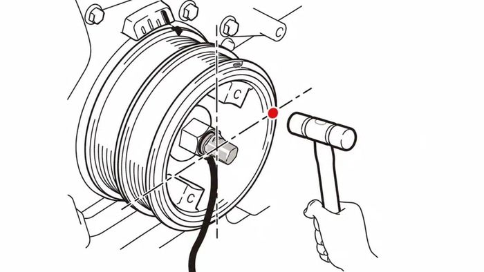 Quy trình kiểm tra không chỉ đơn giản là dùng búa gõ vào động cơ rồi lắng nghe âm thanh. (Ảnh: Pickup Truck + SUV Talk)