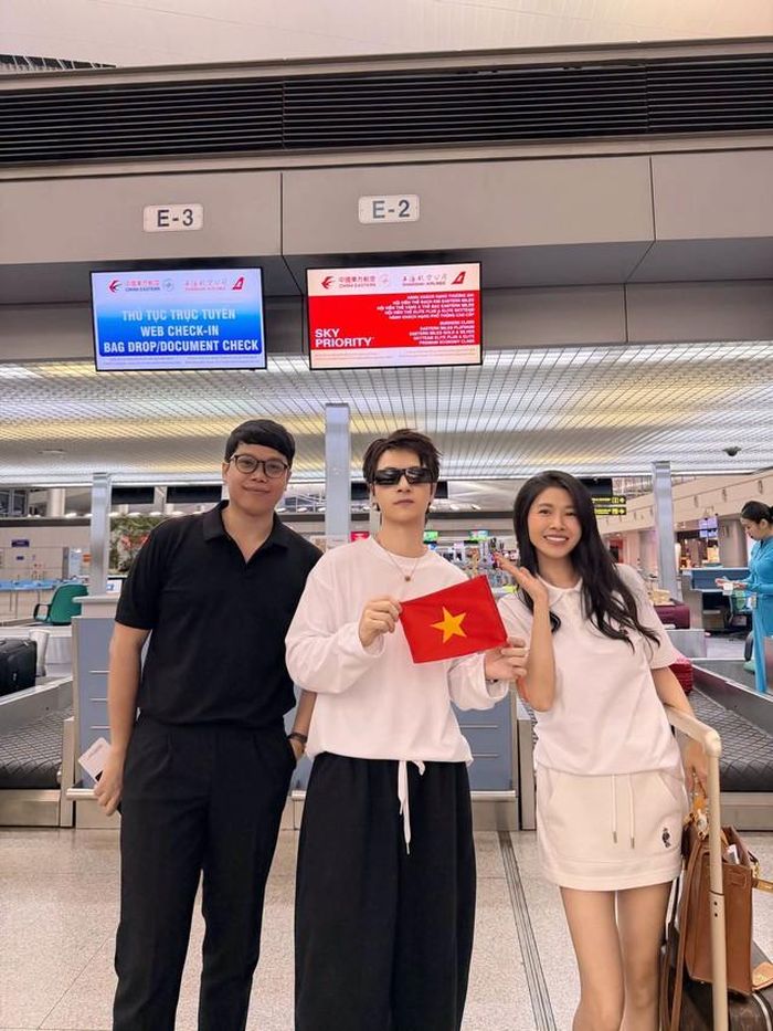 Lời chia tay của Đăng Khôi trước khi lên máy bay đã nhận được nhiều lời chúc thuận lợi, thành công từ người thân, đồng nghiệp và người hâm mộ.