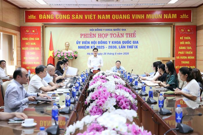 Điểm cầu Bộ Y tế. Ảnh: Trần Minh