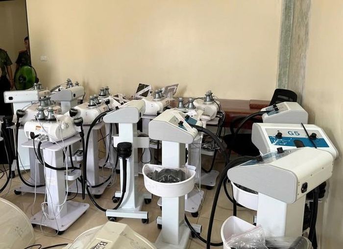 Phòng khám Đa khoa Y học Nghệ An, nơi xảy ra vụ việc. Ảnh: Trọng Tuấn.