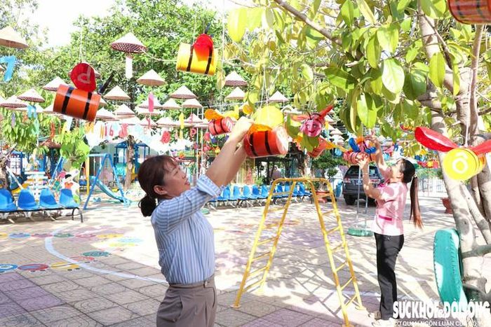 Nhiều trường học trên địa bàn tỉnh Khánh Hòa được thầy cô chăm chút hướng đến một mùa tựu trường an toàn, phấn khởi. Ảnh: Duy Ngọc.