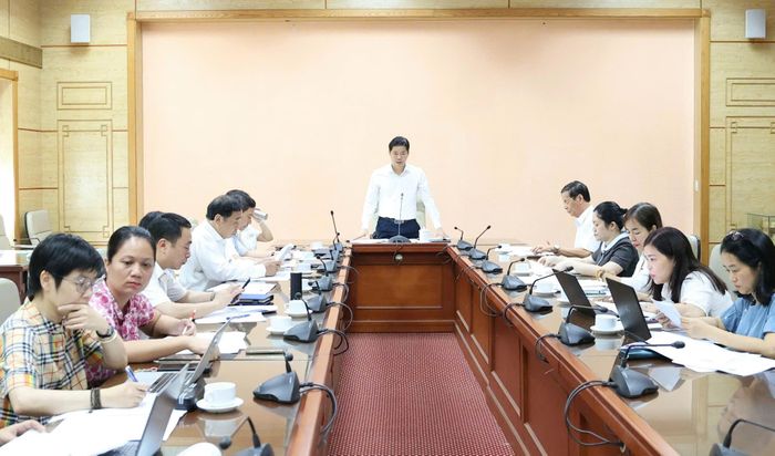 Quang cảnh cuộc họp.  Ảnh: Trần Minh