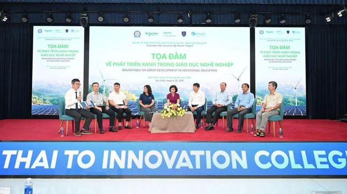 Hơn 10 nghìn sinh viên nghề được phát triển tư duy phản biện, khả năng sáng tạo, kỹ năng hợp tác và giải quyết vấn đề cho nền kinh tế xanh.