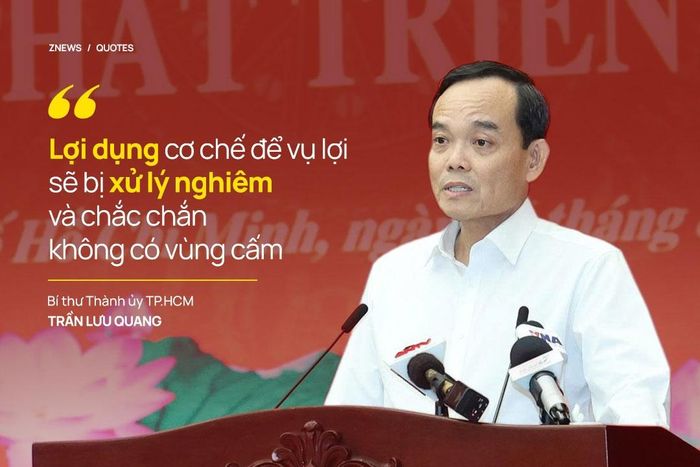 Cán bộ lợi dụng cơ chế để vụ lợi, lợi ích nhóm, làm thất thoát nguồn lực phải xử lý nghiêm và chắc chắn không có vùng cấm.