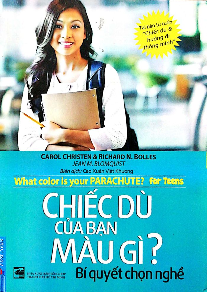 "Chiếc dù của bạn màu gì?" là cuốn sách nổi tiếng trong lĩnh vực định hướng nghề nghiệp. Ảnh: Fahasa.