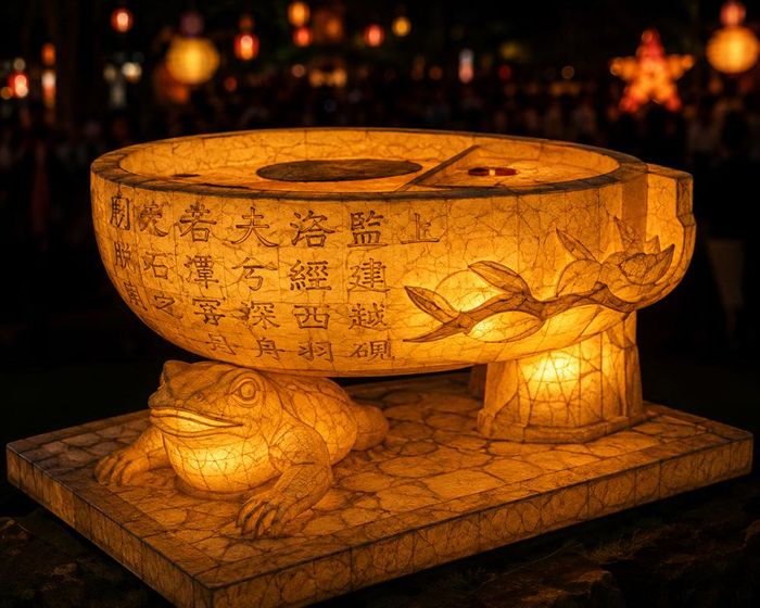 Mô hình đèn lồng lấy cảm hứng từ Đài Nghiên