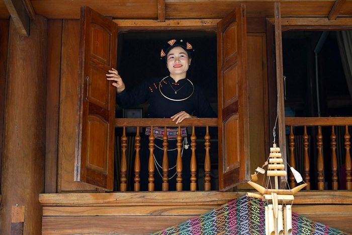 Nhà sàn truyền thống của dân tộc Tày