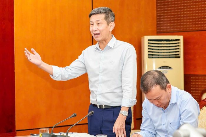 Cục trưởng Cục Thể dục Thể thao Việt Nam Nguyễn Danh Hoàng Việt phát biểu