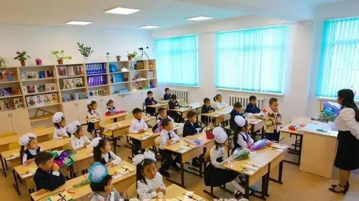 Theo thông tin được công bố tại hội nghị, trong 5 năm qua Kazakhstan đã xây dựng 1.120 trường học, bổ sung hơn 1 triệu chỗ học. Ảnh: qazinform