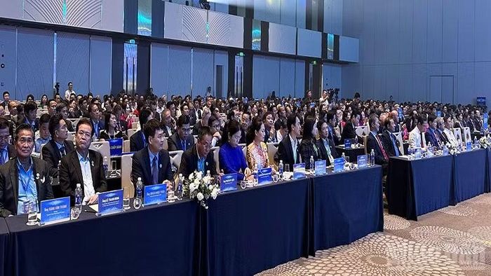 Một góc quang cảnh Đại hội (ảnh: HOÀNG LIÊM)