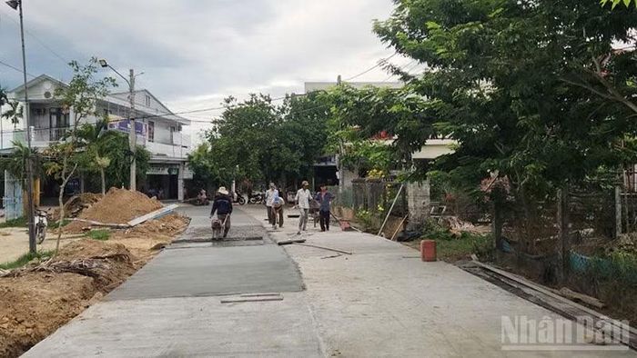 Điện Bàn Bắc đang tập trung phấn đấu đến ngày 31/12/2026 sẽ hoàn thành giải ngân vốn đầu tư công. (Ảnh: Anh Quân)